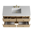 James Martin Allamari 48" Floating Single Bathroom Vanity, Dune Mist