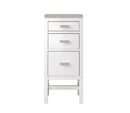 James Martin Addison 15" Base Cabinet, Glossy White