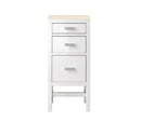 James Martin Addison 15" Base Cabinet, Glossy White