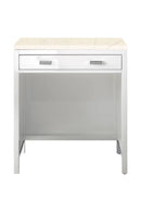 James Martin Addison 30" Countertop Unit, Glossy White
