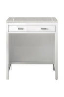 James Martin Addison 30" Countertop Unit, Glossy White