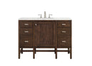 James Martin Addison 48" Single Bathroom Vanity, Mid-Century Acacia