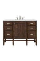James Martin Addison 48" Single Bathroom Vanity, Mid-Century Acacia