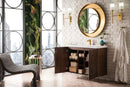 James Martin Alicante' 39.5" Floating Single Bathroom Vanity, Mid-Century Acacia