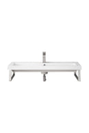 James Martin Boston 15.25" Floating Wall Bracket, Brushed Nickel
