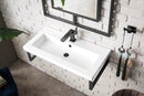 James Martin Boston 15.25" Floating Wall Bracket, Matte Black