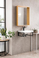 James Martin Boston 15.25" Floating Wall Bracket, Matte Black