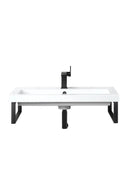 James Martin Boston 15.25" Floating Wall Bracket, Matte Black