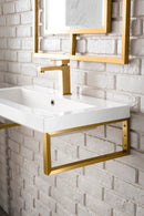 James Martin Boston 15.25" Floating Wall Bracket, Radiant Gold