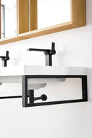 James Martin Boston 18" Floating Wall Bracket, Matte Black