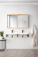 James Martin Boston 18" Floating Wall Bracket, Matte Black