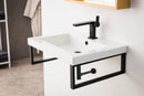 James Martin Boston 18" Floating Wall Bracket, Matte Black