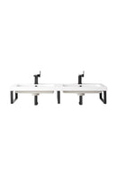 James Martin Boston 18" Floating Wall Bracket, Matte Black