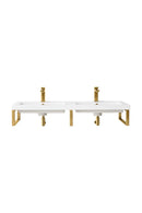 James Martin Boston 18" Floating Wall Bracket, Radiant Gold