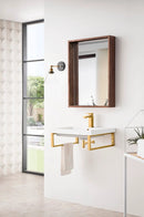 James Martin Boston 18" Floating Wall Bracket, Radiant Gold