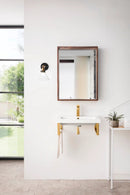 James Martin Boston 18" Floating Wall Bracket, Radiant Gold