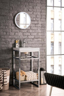 James Martin Boston 20" Single Console Vanity, Brushed Nickel