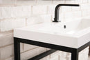 James Martin Boston 31.5" Single Console Vanity, Matte Black