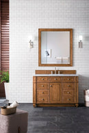 James Martin Bristol 44" Mirror, Saddle Brown