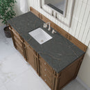 James Martin Bristol 60" Single Bathroom Vanity, Saddle Brown