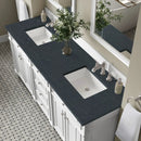 James Martin Bristol 72" Double Bathroom Vanity, Bright White
