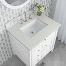 James Martin Brittany 30" Single Bathroom Vanity, Bright White