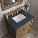 James Martin Brittany 30" Single Bathroom Vanity, Saddle Brown