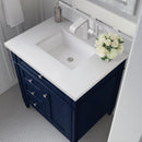 James Martin Brittany 30" Single Bathroom Vanity, Victory Blue
