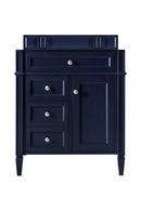 James Martin Brittany 30" Single Bathroom Vanity, Victory Blue