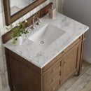 James Martin Brittany 36" Single Bathroom Vanity, Saddle Brown