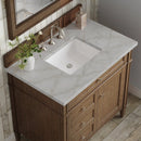 James Martin Brittany 36" Single Bathroom Vanity, Saddle Brown