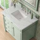 James Martin Brittany 36" Single Bathroom Vanity, Sage Green