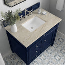 James Martin Brittany 36" Single Bathroom Vanity, Victory Blue