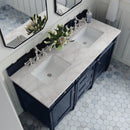 James Martin Brittany 60" Double Bathroom Vanity, Victory Blue