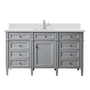 James Martin Brittany 60" Single Bathroom Vanity, Urban Gray