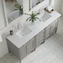 James Martin Brittany 72" Double Bathroom Vanity, Urban Gray
