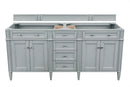 James Martin Brittany 72" Double Bathroom Vanity, Urban Gray