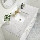 James Martin Chicago 48" Single Bathroom Vanity, Glossy White