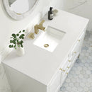 James Martin Chicago 48" Single Bathroom Vanity, Glossy White