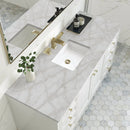 James Martin Chicago 60" Single Bathroom Vanity, Glossy White
