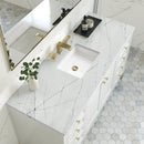 James Martin Chicago 60" Single Bathroom Vanity, Glossy White