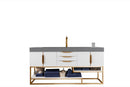 James Martin Columbia 72" Single Bathroom Vanity, Glossy White