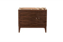 James Martin Linear 36" Single Bathroom Vanity, Mid-Century Walnut