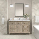 James Martin Lorelai 48" Single Bathroom Vanity, Whitewashed Oak