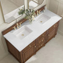 James Martin Lorelai 60" Double Bathroom Vanity, Mid-Century Walnut