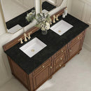 James Martin Lorelai 60" Double Bathroom Vanity, Mid-Century Walnut