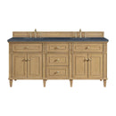 James Martin Lorelai 72" Double Bathroom Vanity, Light Natural Oak
