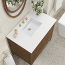 James Martin Myrrin 36" Single Bathroom Vanity, Mid-Century Walnut