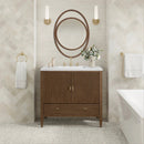 James Martin Myrrin 36" Single Bathroom Vanity, Mid-Century Walnut