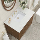 James Martin Myrrin 36" Single Bathroom Vanity, Mid-Century Walnut